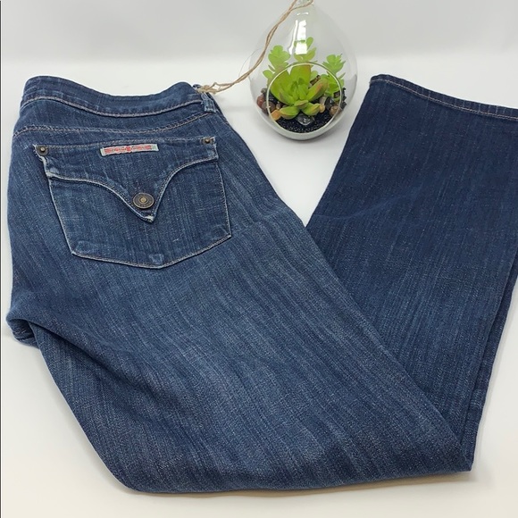 Hudson Jeans Denim - Hudson straight leg pocket flap blue jeans SZ 26